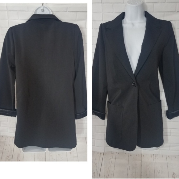 Mandee Black Suit Jacket Blazer - Picture 1 of 6